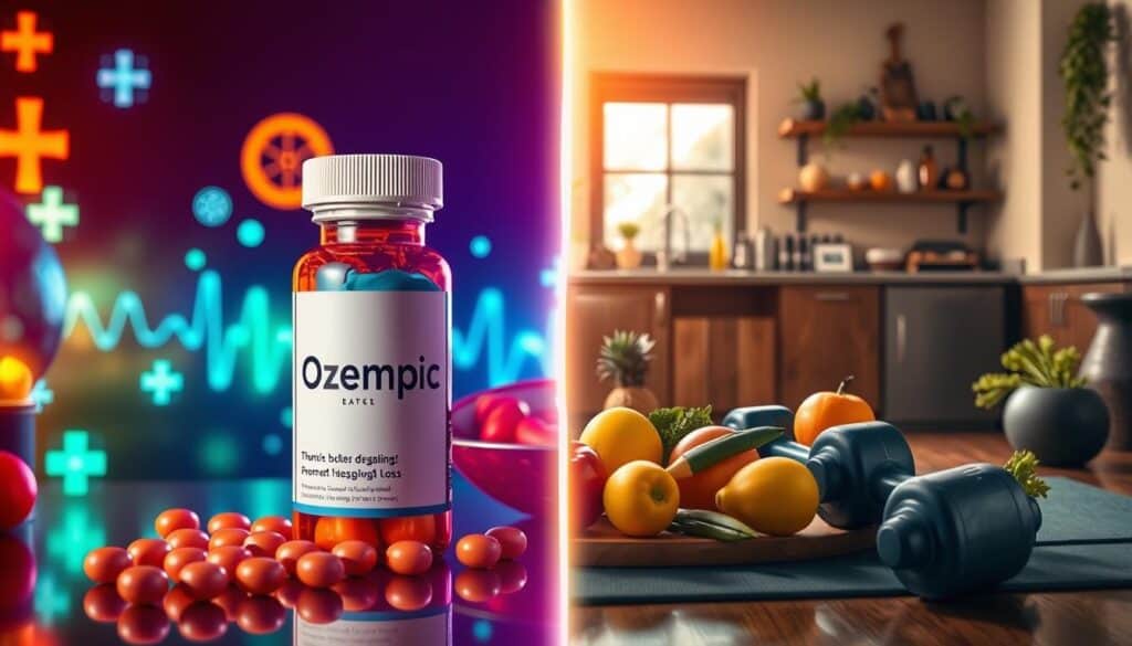 Ozempic vs diet and exercise